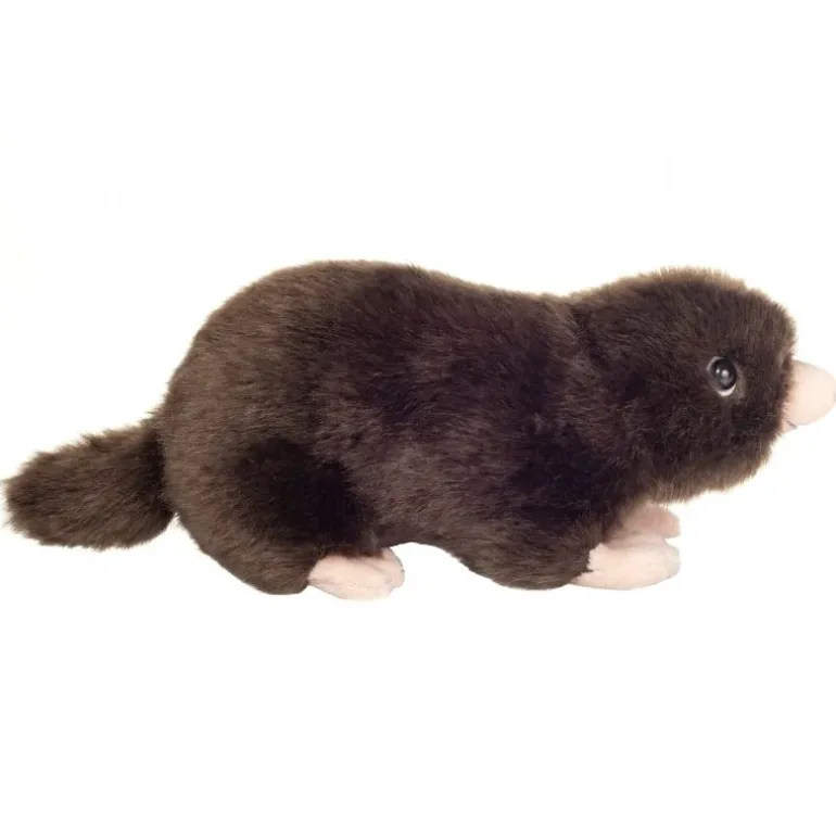 Peluche taupe - 17 cm