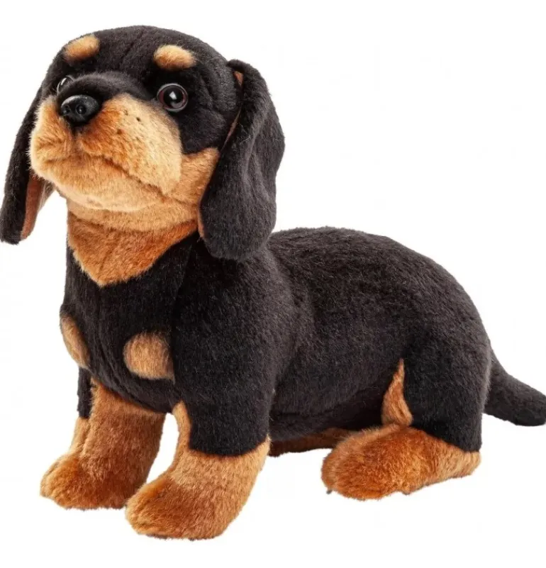 Peluche teckel - 27 cm