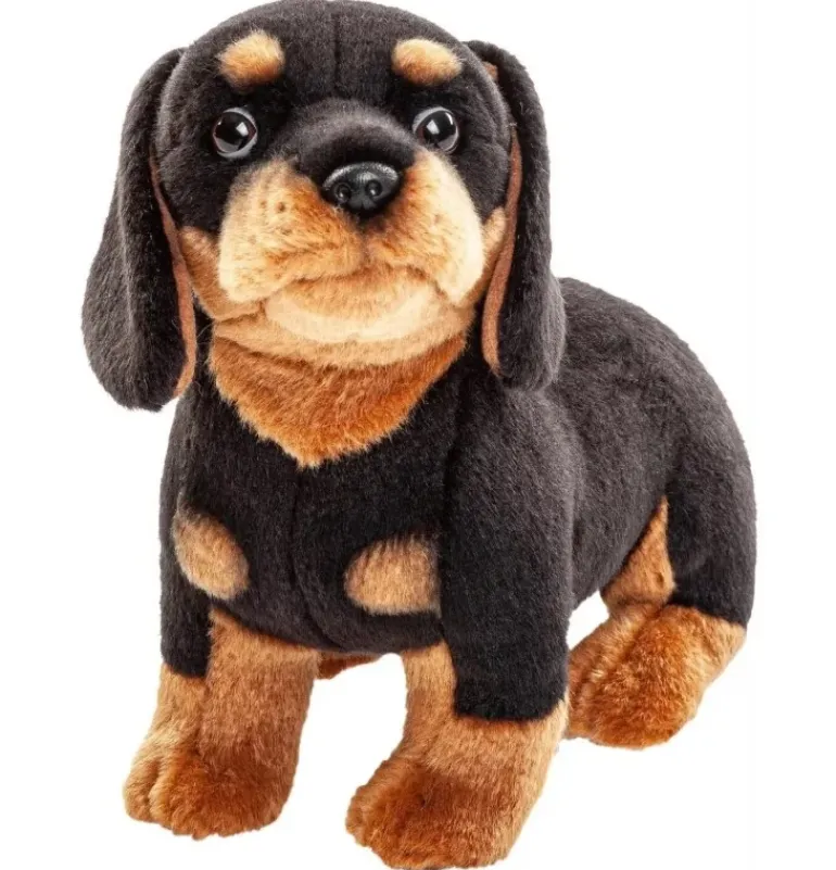 Peluche teckel - 27 cm