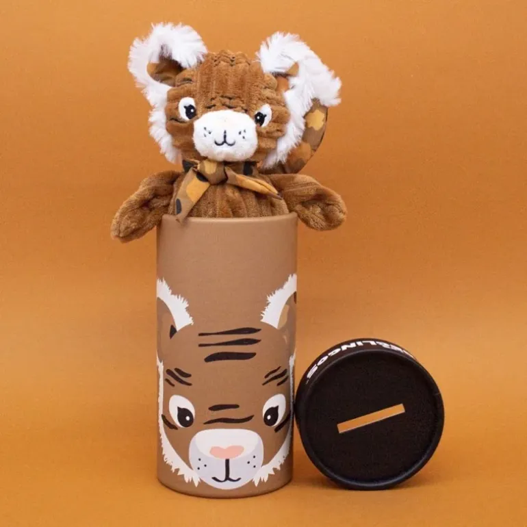 Peluche tigre Petit Simply Speculos en boîte