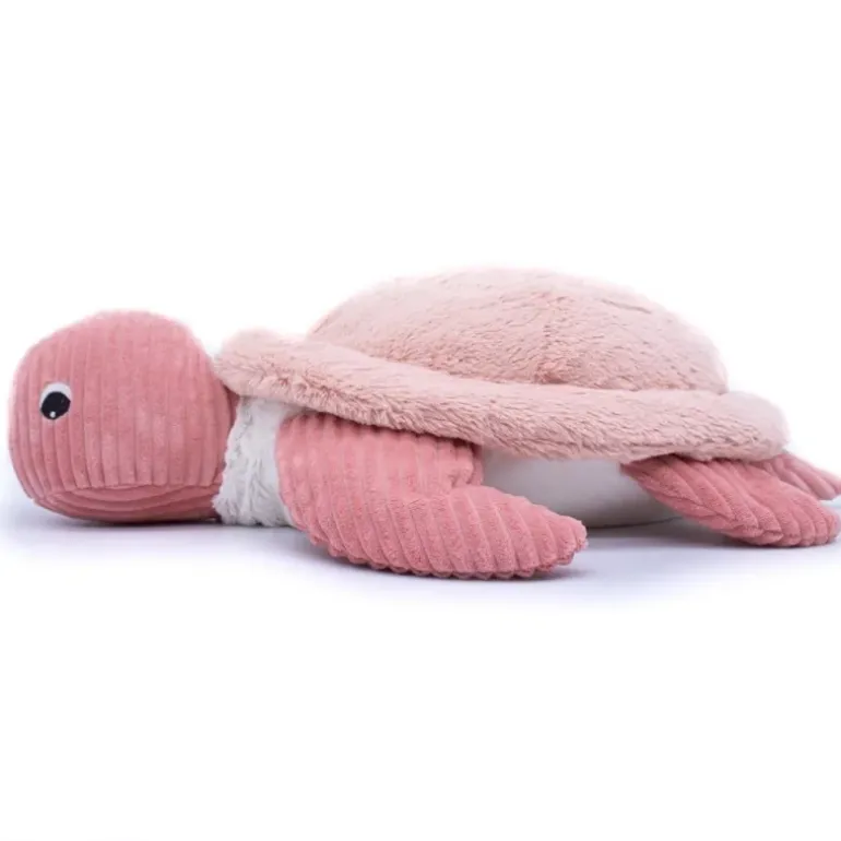 Peluche tortue géante Sauvenou rose