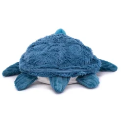 Peluche tortue maman bébé Sauvenou bleue