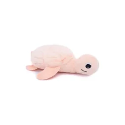 Peluche tortue maman bébé Sauvenou rose