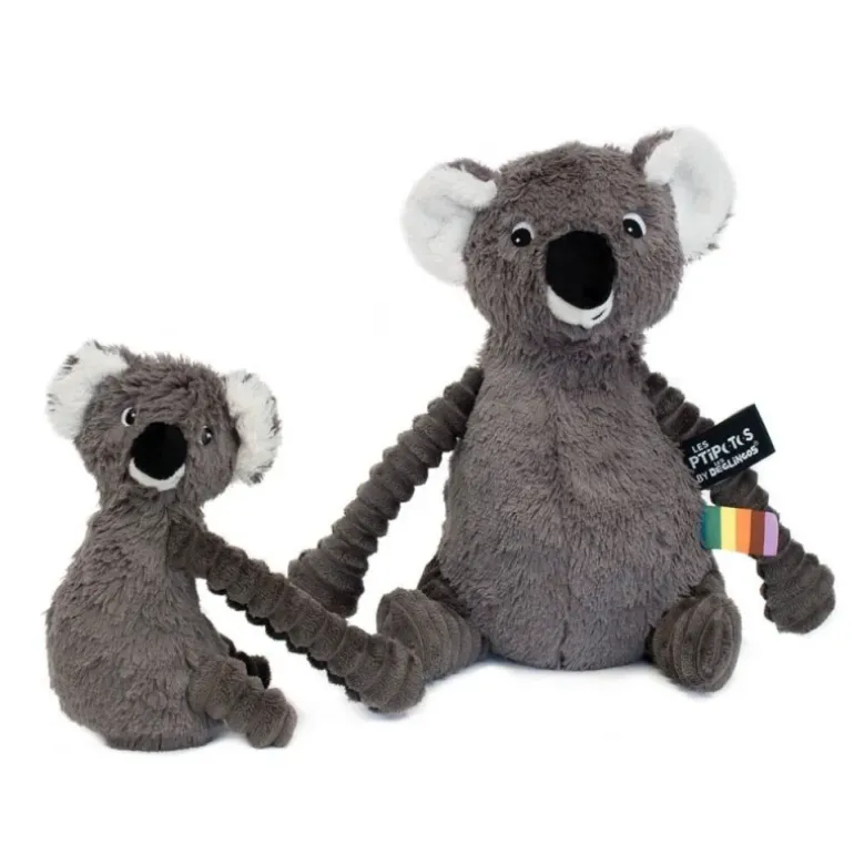 Peluche Trankilou le koala gris Les Déglingos