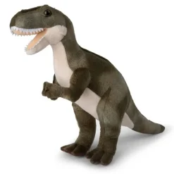 peluche T-Rex vert WWW - 23 cm