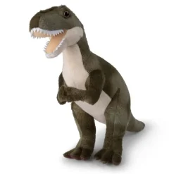 peluche T-Rex vert WWW - 23 cm