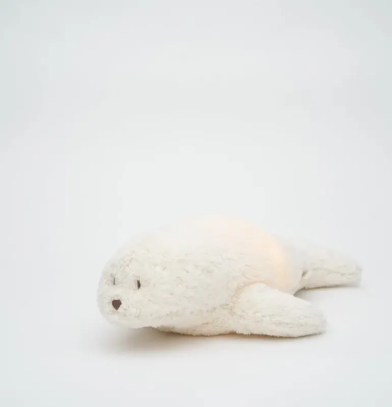Peluche veilleuse bruit blanc phoque - blanc polaire