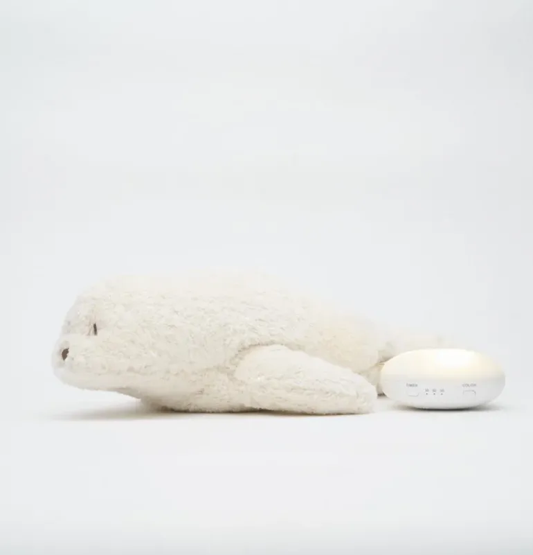Peluche veilleuse bruit blanc phoque - blanc polaire