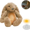 Peluche veilleuse bruit blanc RO le lapin beige