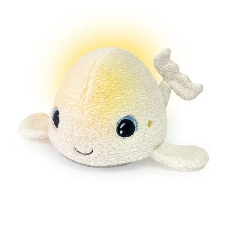 Peluche veilleuse et bruits blancs Béluga - Pabobo