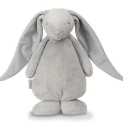 Peluche veilleuse Lapin magique Moonie gris avec son & lumière