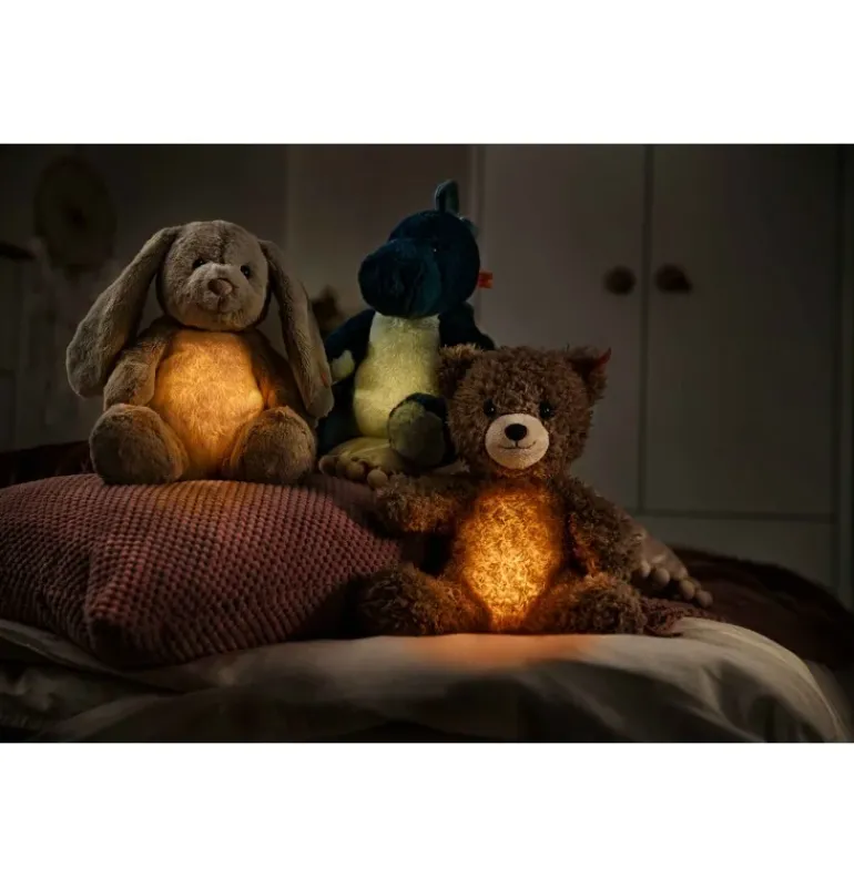 Peluche veilleuse "Light at Night" Hoppie, le lapin