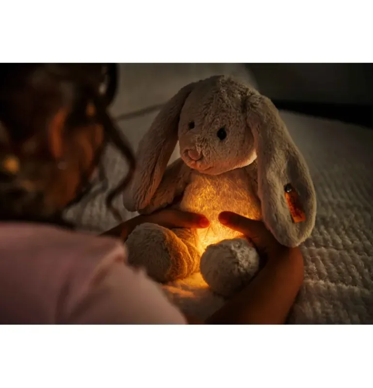 Peluche veilleuse "Light at Night" Hoppie, le lapin