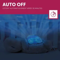 Peluche veilleuse projecteur océanique Otto la loutre