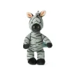 Peluche zèbre Ziko gris avec grelot - WWF Cub Club - 22 cm