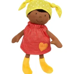 Poupée de chiffon Brenda Bilipup rayée rouge