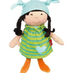 Poupée de chiffon Brenda Bilipup rayée vert