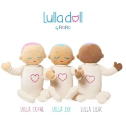 Poupée d'endormissement Lulla doll - bleu ciel