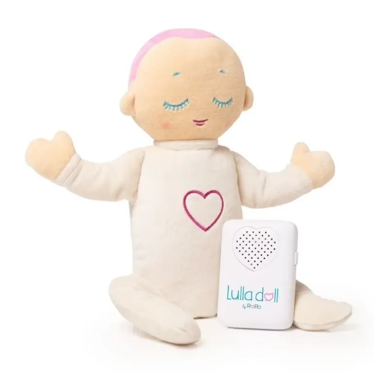 Poupée d'endormissement Lulla doll - corail