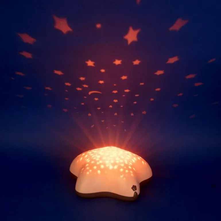 Projecteur d'étoiles musical "Dans les bois" rechargeable - Pabobo
