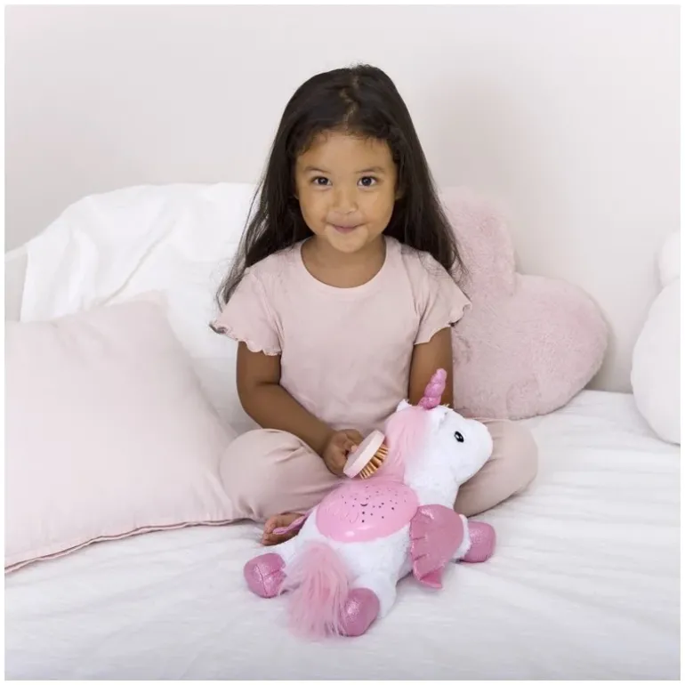 Veilleuse peluche à projection lumineuse Twilight Buddies Licorne