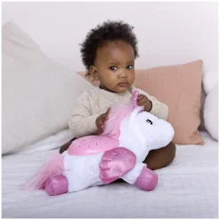 Veilleuse peluche à projection lumineuse Twilight Buddies Licorne