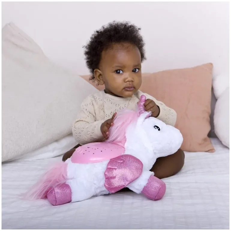 Veilleuse peluche à projection lumineuse Twilight Buddies Licorne