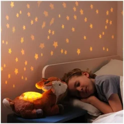 Veilleuse peluche à projection lumineuse Twilight Buddies Faon