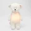 Veilleuse peluche Ours douceur Moonie crème avec sons et lumières