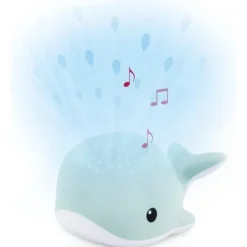 Veilleuse projecteur Wally la baleine bleu