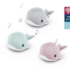 Veilleuse projecteur Wally la baleine bleu